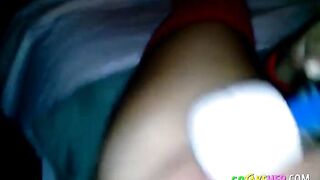 Mature Granny Squirts Hard During Anal Fingering