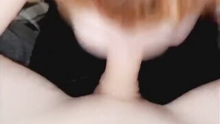 Snapchatting My Stepsister's BF - POV Face Fuck