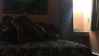 Interracial Amateur Sex Tape With Big-Naturals Brunette