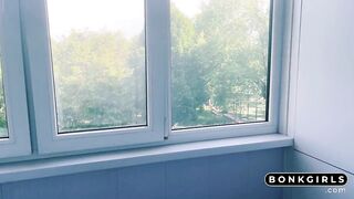 Blonde Amateur Loves Sucking Two Big Cocks