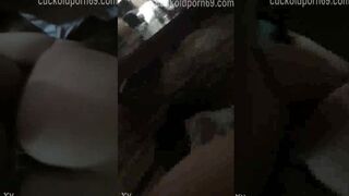 He films his OWN WIFE getting pounded hard by bbc – cuckold