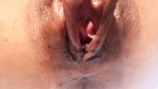 Shaking Orgasm From Face Sitting with a Teen Brunette