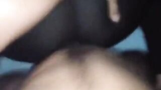 Nerdy Girl Sucks and Fucks in a Car