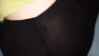 Nerdy Girl Sucks and Fucks in a Car