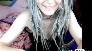 Webcam Girl Exposes Her Ass for a Close-up View