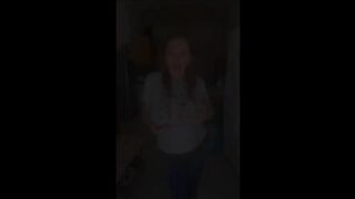 Nice stip dance... finally dancing naked... Have a look at how dancing my big boobs...