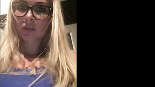 Blonde Striptease and Squirting Solo