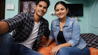 Indian Desi Bedroom Romantic Desi Newly Married Couple