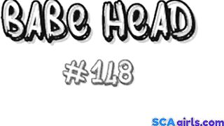 Svensk Babe Deep Throats en kuk