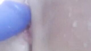 MILF Squirts Hard on Webcam