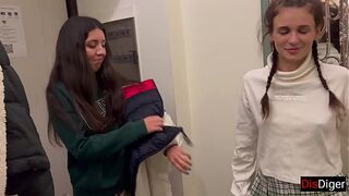 We invited the girls with a friend for a bottle of and arranged a group sex