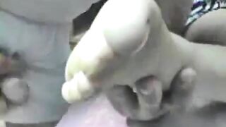 Egyptian Girl's Hot Milk Footjob