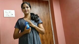 INDIAN BEAUTIFUL WIFE CALM ANGRY HUSBAND WITH MASSAGE