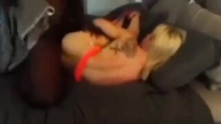 Blonde Milf in Heels Takes BBC Creampie