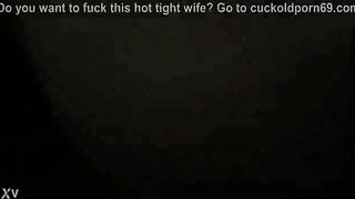 Black guy buttfucking my wife in her purple panties