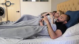 Let's Be Silent! Our Stepfather Can't Figure It Out - He Sneaks It All in Me