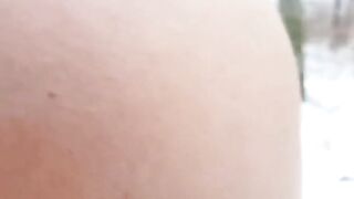 Outdoor-Quickie mit deutscher Amateurin – Sperma auf die Zunge