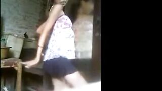 Indonesian Amateur Babe Dances Hot