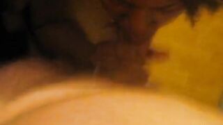 Black Escort With Big Natural Tits in POV Video