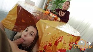 StepFamPOV - Breezy Bri - Little Step Sis Is Thankful For My Dick