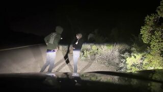 Pulled Over to Fuck Blonde Babe on the Roadside