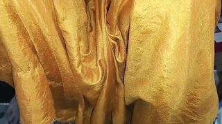 He opened my saree and completely drained my fair pussy by fucking my pussy.