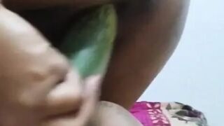 Bangladeshi Bhabhi's Sex with Eggplant Part 2