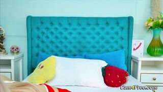 Blonde Romanian Toys Her Tight Hole