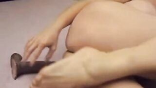 Busty Blonde Milf Squirts on Webcam