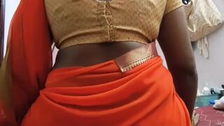 Indian Tamil aunty going to temple then spoke to Husband and wents to come sex with husband with big nipples