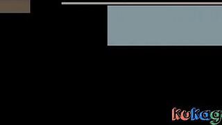 Tied-Up Big-Ass Girl Endures Anal Exploration