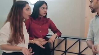 Boss Seduces and Fucks Two Secretaries