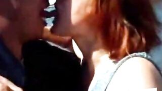 Mature German Amateurs Having Group Sex Outdoors