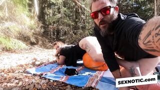 Outdoor BDSM: Tattooed Amateur with Big Ass in Hardcore POV Action