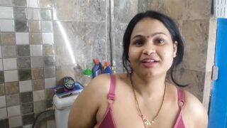 Stepniece Gives Stepuncle Sloppy Blowjob in Shower - Bathroom Sex