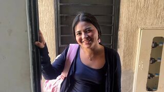 Stepsister arrives on a trip after a long time