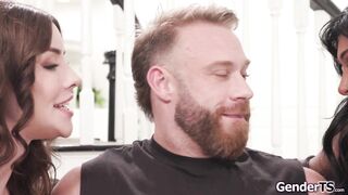 You look like you would like to get barebacked by two tgirls