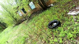 Nude Walk in the Woods Showing Off My Big Ass Tattoo