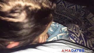 Big-Titted MILF Loves Sucking Her Neighbor's Cock