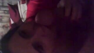 Amateur Polish Housegirl Gives Enthusiastic Blowjob to Her Man