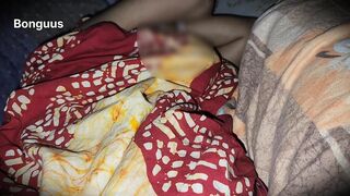 Softcore sex with my Stepmom at Night cum on her Mature hairy Pussy