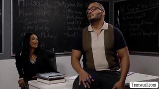 Giving my teacher blowjob to pass my grade