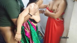 Best Indian Desi Threesome Sex Video.