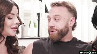 Finally we meet a hot guy we can suck and bareback anal fuck