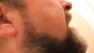 BBW with Big Nipples Masturbates in the Bathroom