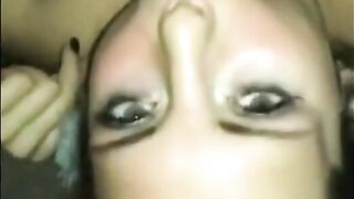 Town Slut's Mouth Gets Used Roughly by a Stranger.