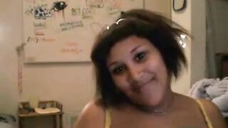 Big-Titted Black BBW Webcam Show