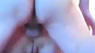 Big-Bottomed Amateur MILF Enjoys Anal Creampie