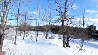 Asian Lululemon Fitness Girl Fucked Warm in -20c