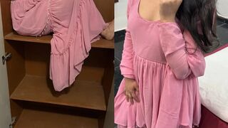 Ghar walon ke he girlfriend ko almirah se bahar nikal ke hardcore chudai ki